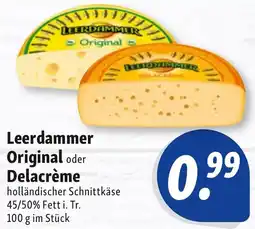 Nah & Frisch Leerdammer Original oder Delacrème Angebot