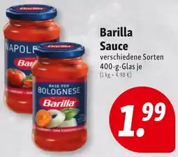 Nah & Frisch Barilla Sauce Angebot