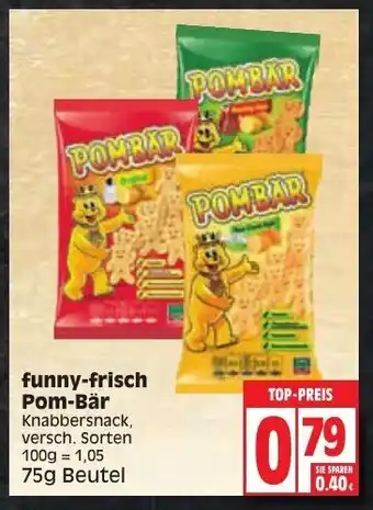 Edeka Funny Frisch Pom Bär 75g Beutel Angebot