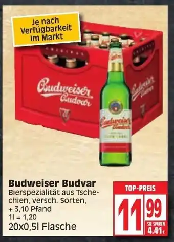 Edeka Budweiser Budvar 20x0,5L Angebot