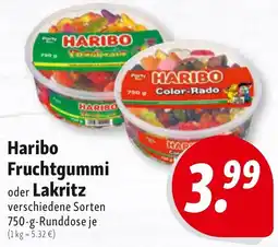 Nah & Frisch Haribo Fruchtgummi oder Lakritz Angebot