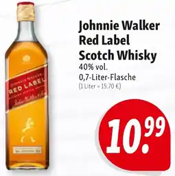 Nah & Frisch Johnnie Walker Red Label Scotch Whisky Angebot