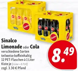 Nah & Frisch Sinalco Limonade oder Cola Angebot