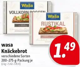 Nah & Frisch Wasa Knäckebrot Angebot