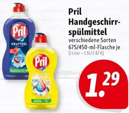 Nah & Frisch Pril Handgeschirrspülmittel Angebot
