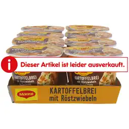 Netto Marken-Discount Maggi 5 Minuten Terrine Kartoffelbrei mit Röstzwiebeln 56 g, 8er Pack Angebot