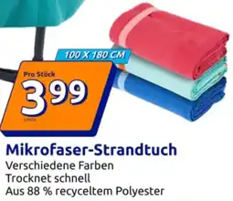 Action Mikrofaser-Strandtuch Angebot