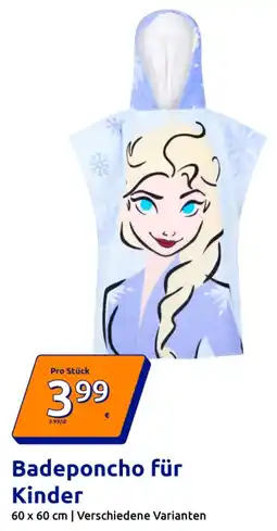 Action Badeponcho für Kinder Angebot