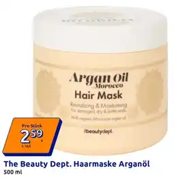 Action The Beauty Dept. Haarmaske Arganöl Angebot