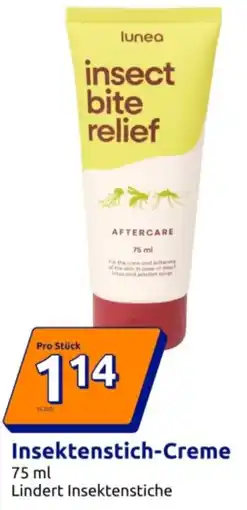 Action Lunea Insektenstich-Creme Angebot