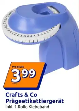 Action Crafts & Co Prägeetikettiergerät Angebot