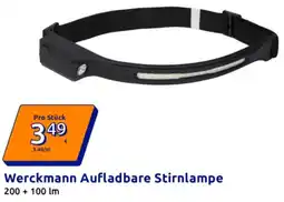 Action Werckmann Aufladbare Stirnlampe Angebot