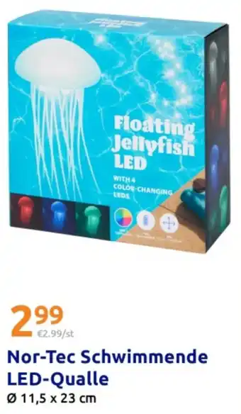 Action Nor-Tec Schwimmende LED-Qualle Angebot