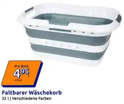 Action Faltbarer Wäschekorb Angebot