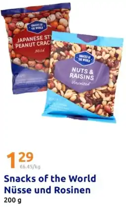 Action Snacks of the World Nüsse und Rosinen Angebot