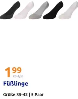 Action Füßlinge Angebot