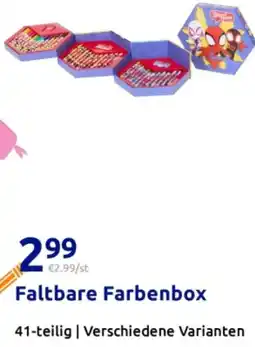 Action Faltbare Farbenbox Angebot
