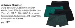 Tchibo 4 Herren-Slipboxer Angebot