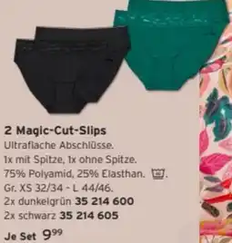 Tchibo 2 Magic-Cut-Slips Angebot