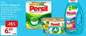 Aldi Süd Persil Gel/Discs/Megaperls Angebot