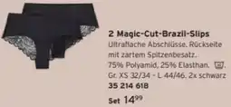 Tchibo 2 Magic-Cut-Brazil-Slips Angebot