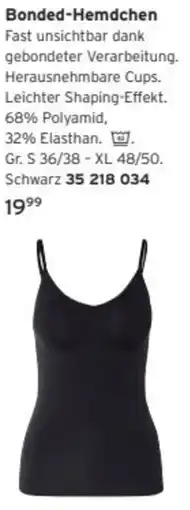 Tchibo Bonded-Hemdchen Angebot