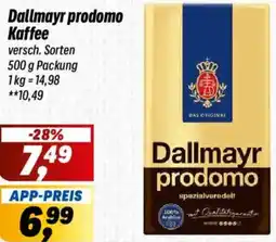 Simmel Dallmayr prodomo Kaffee Angebot