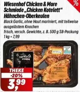 Simmel Wiesenhof Chicken & More Schmiede ,,Chicken Kotelett" Hähnchen-Oberkeulen Angebot