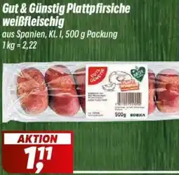 Simmel Gut & Günstig Plattpfirsiche weißfleischig Angebot