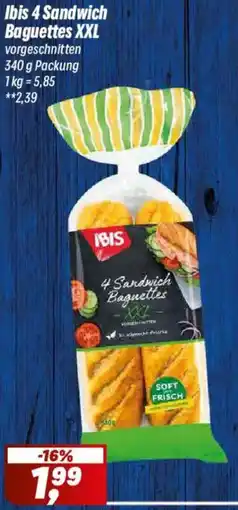 Simmel Ibis 4 Sandwich Baguettes XXL Angebot