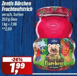 Simmel Zentis Bärchen Fruchtaufstrich Angebot