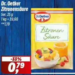 Simmel Dr. Oetker Zitronensäure Angebot