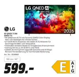 MediaMarkt LG 65 QNED 72 B6 Angebot