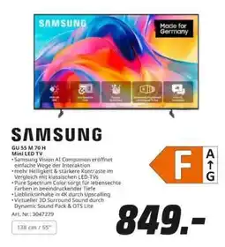 MediaMarkt Samsung GU 55 M 70 H Angebot