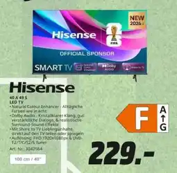 MediaMarkt Hisense 40 A 49 S Angebot