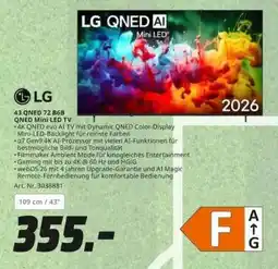MediaMarkt LG 43 QNED 72 B6B Angebot