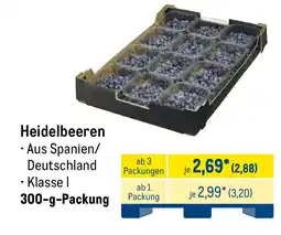 METRO Heidelbeeren Angebot