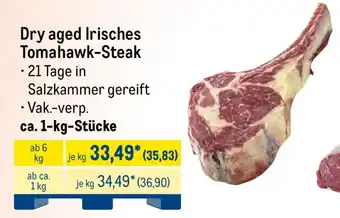 Dry aged Irisches Tomahawk-Steak