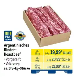 METRO Argentinisches Rinder- Roastbeef Angebot