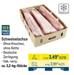 METRO Schweinelachse Angebot