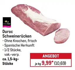 METRO MASIATERO Duroc Schweinerücken Angebot