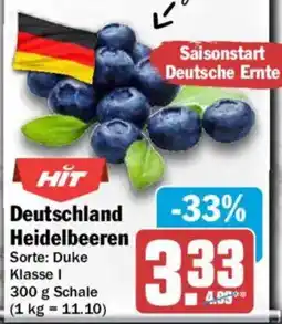AEZ Deutschland Heidelbeeren Angebot