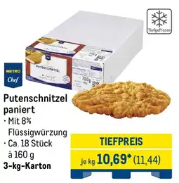 METRO METRO Chef Putenschnitzel paniert Angebot