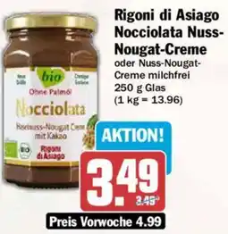 AEZ Rigoni di Asiago Nocciolata Nuss Nougat-Creme Angebot