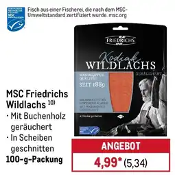 METRO MSC Friedrichs Wildlachs Angebot