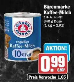 AEZ Bärenmarke Kaffee-Milch Angebot