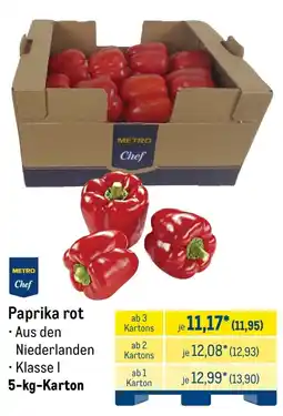 METRO METRO Chef Paprika rot Angebot
