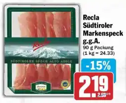 AEZ Recla Südtiroler Markenspeck g.g.A. Angebot