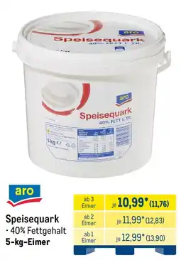METRO aro Speisequark Angebot