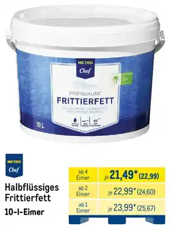 METRO METRO Chef Halbflüssiges Frittierfett Angebot
